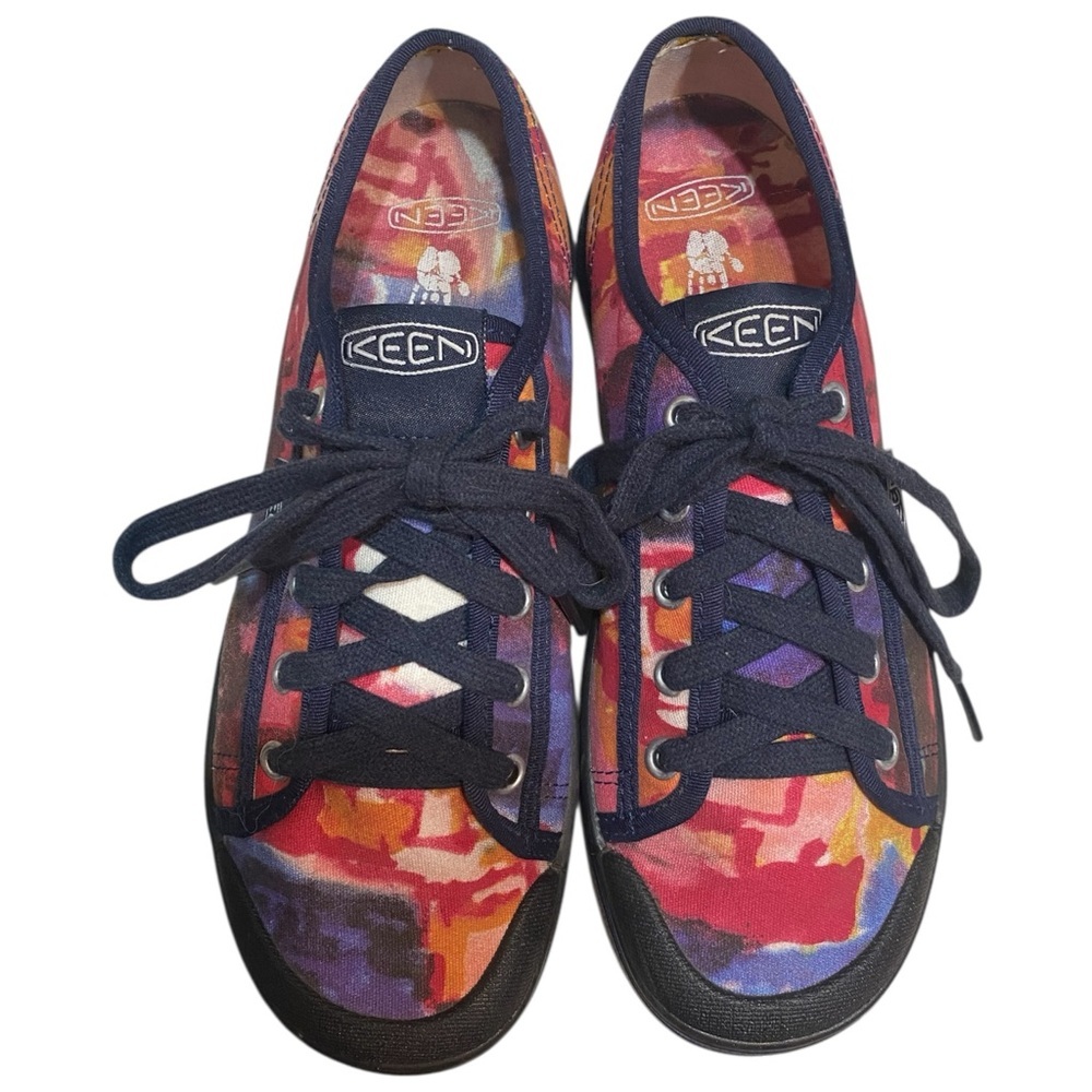 Keen Women's Multicolor Canvas Sneakers - Navy Trim